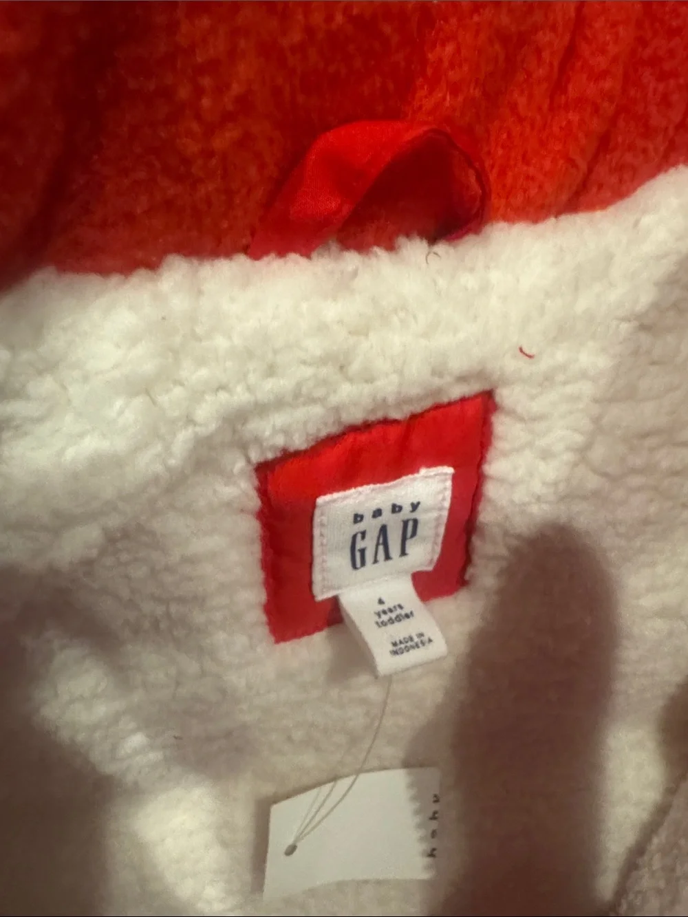 GAP Bright Red Puffer Vest for Kids
